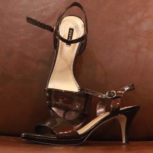 NBW - Alex Marie, brown leather open toe strappy sandal